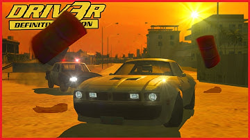 DRIV3R Definitive Edition - Take A Ride MIAMI At Dusk - Gameplay PC | Driv3r Fan