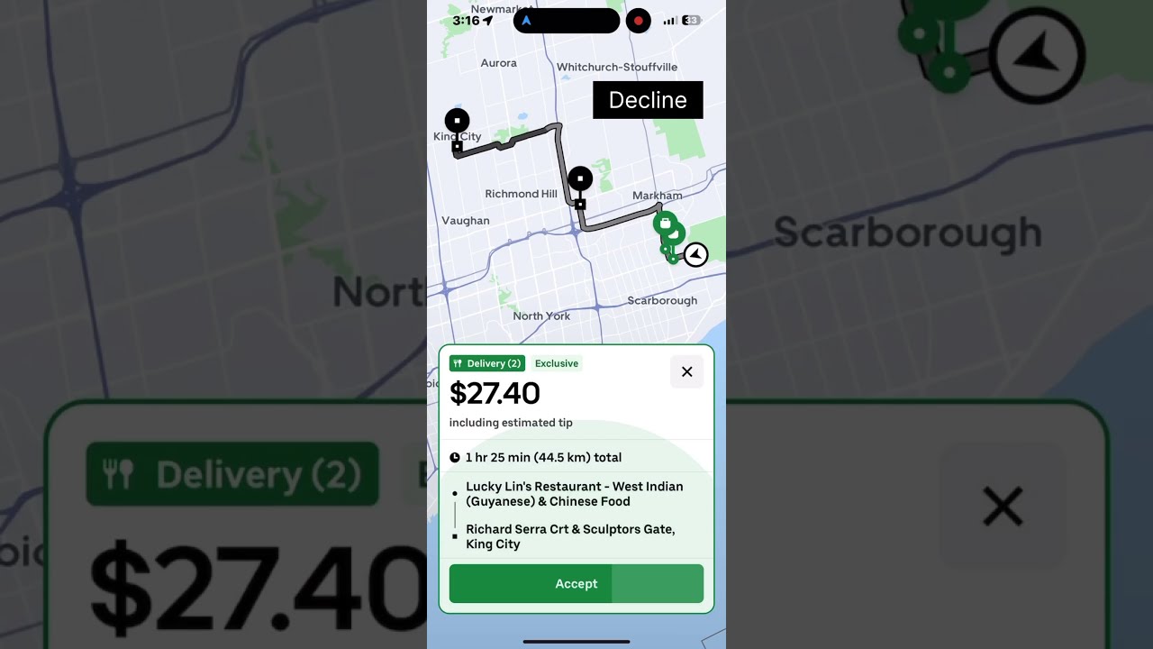Uber Eats Canada Toronto
