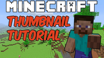 Tutorial: How to make a YouTube thumbnail for minecraft (Photoshop) ✔