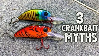 3 Crankbait Fishing MYTHS! | Fall Crankbait Fishing Tips