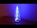 How to Make an Acrylic LED Edge Light Christmas Tree