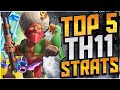 TOP 5 BEST TH11 Attack Strategies to 3 Star ANY Base! | Clash of Clans