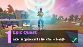 Abduct an Opponent with a Saucer Tractor Beam  (1) - Fortnite Week 4 Epic Quest