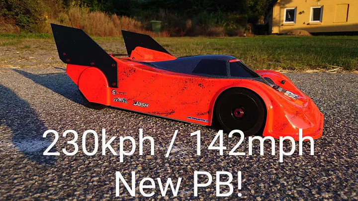 Speedrun PB 230kph / 142mph Arrma Limitless GT Xlx2. New PB.