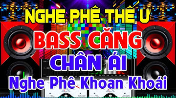 NGHE Phê Thế Ư, Nhạc Test Loa CỰC CHUẨN 8D - Nhạc Disco REMIX Bass Căng Chân Ái -  Phê Khoan Khoái