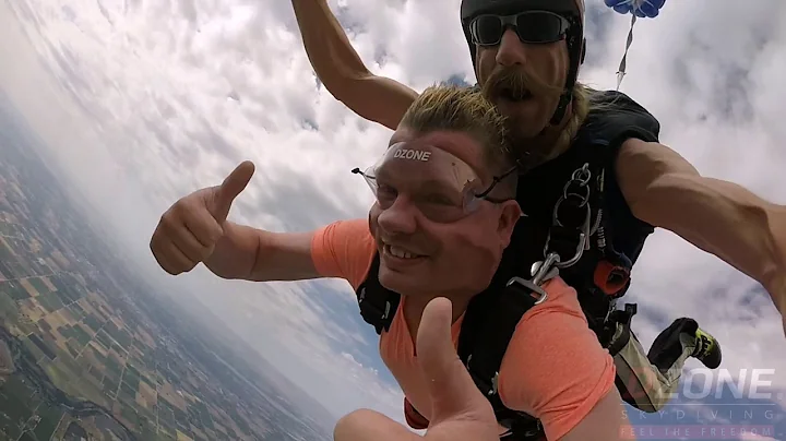 MICHAEL CROY's DZONE Tandem skydive at Skydive Ida...