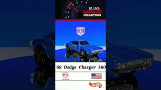 69 Dodge Charger 500 Hot Wheels Collection Cars Mattel 2014 hotwheels eliasgarage short de02