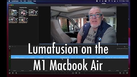 LumaFusion 2.4 (for iPad etc) on the M1 Macbook Air