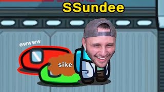 Another really toxic end to SSundee's Imposter round...