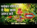 भयंकर गर्मियों में भूखे-प्यासे पक्षियों के लिए ये नेक काम जरूर करें 🦜 | DIY Bird Feeder