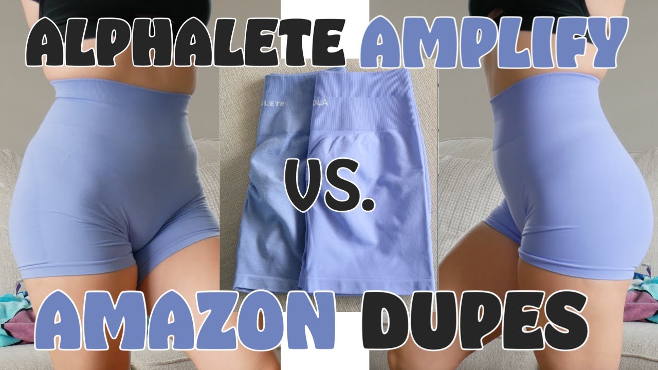 Gym Shorts Review Alphalete Amplify Shorts Vs Amazon Dupes Youtube 