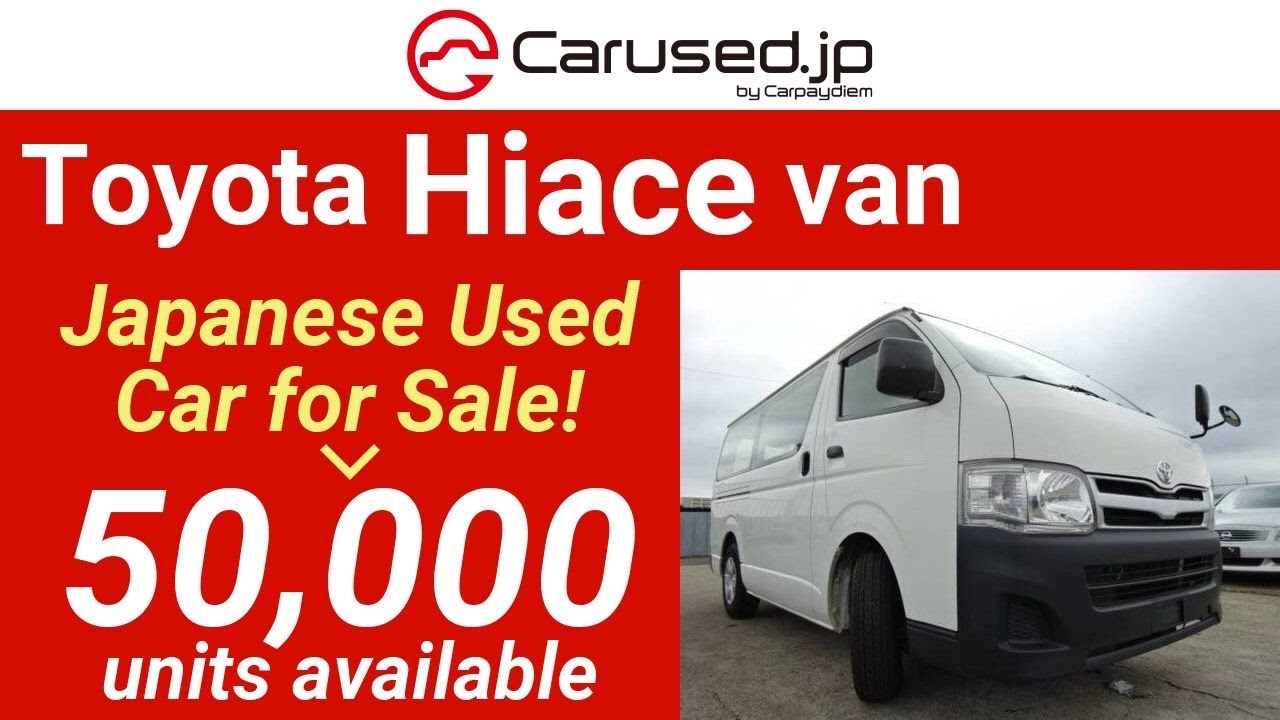 toyota hiace passenger van for sale