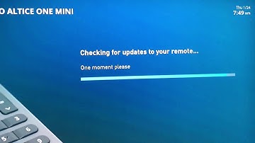 How to pair the Altice one voice remote to the Altice one box
