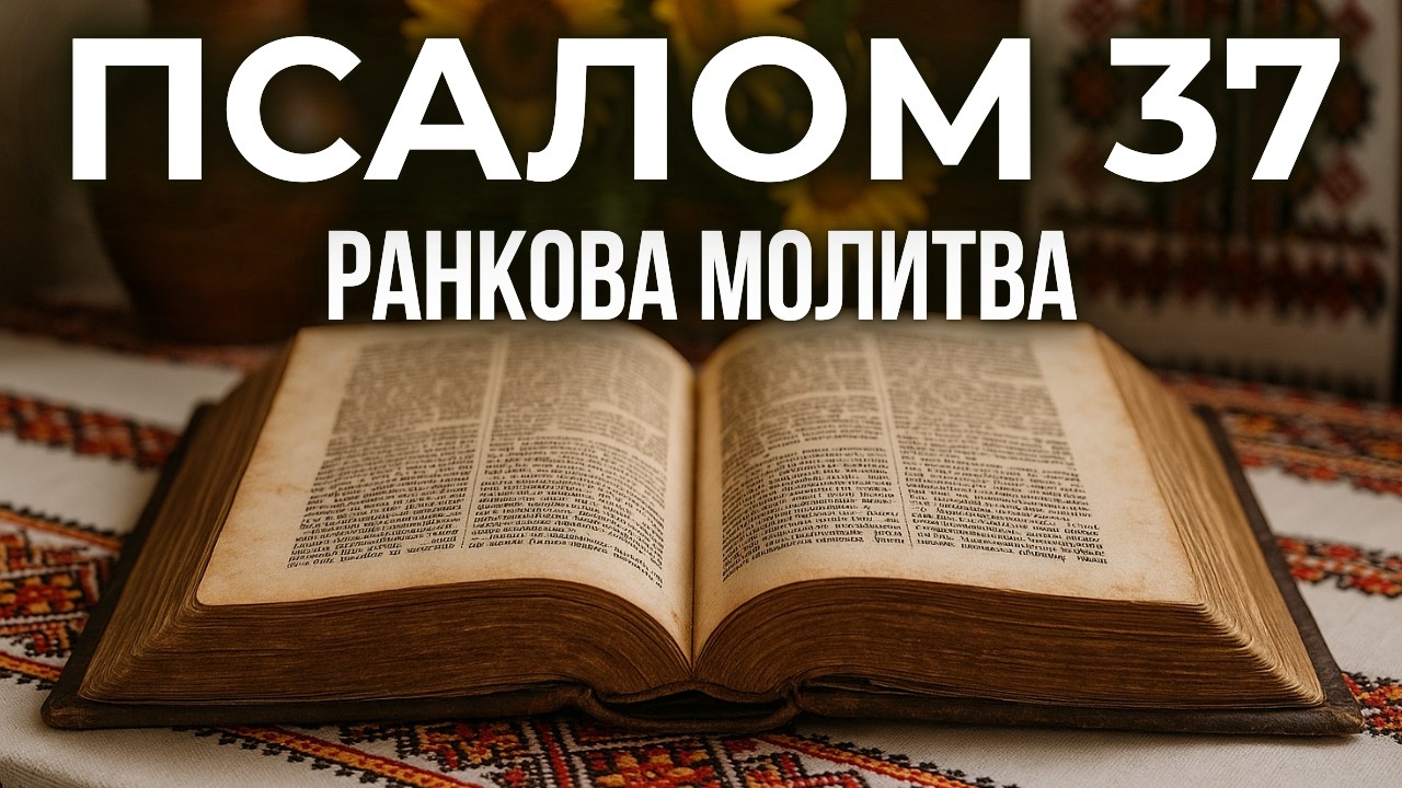 ПСАЛОМ 37 | Молитва Розбитого Серця - Коли Тягар Гріха Здається Нестерпним | Ранкова Молитва