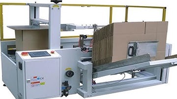 Carton opening sealing machine fully automatic integrated line packaging máquinas de sellado cartón