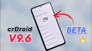 Most Awaited CrDroid V9.6 BETA Released - Android 13 with June Security Patch!