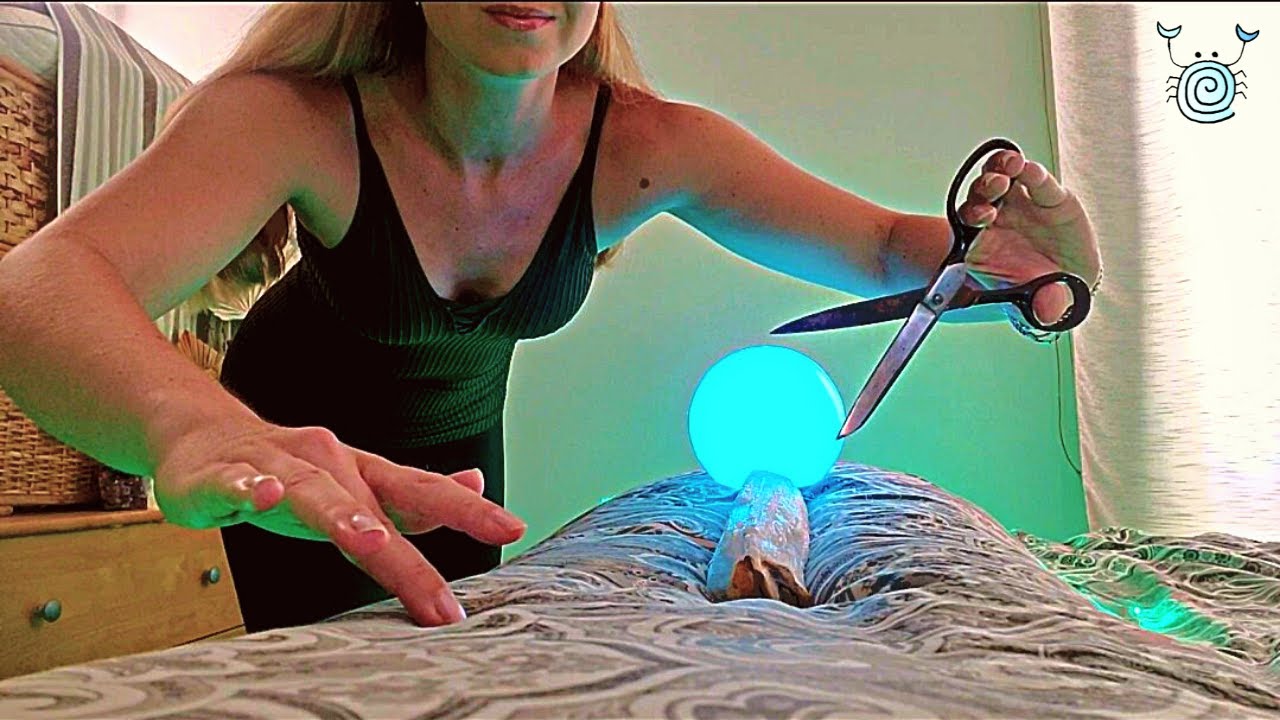 [POV ASMR] ~ ✂Reiki Full Body Cord Cutting & Energy Release✂ |Scissors ASMR |✨Visual and Audio ASMR✨