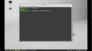 To change the hostname in linux mint or ubuntu follow steps: 1. open
command line terminal ( ctrl+alt+t ) 2. type : gksu gedit
/etc/hostname ...