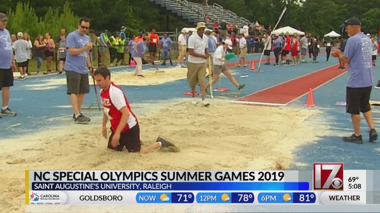 NC Special Olympics Summer Games held at St. Augustine's - YouTube