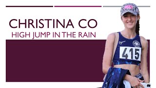 Christina Co. High Jump session in the rain