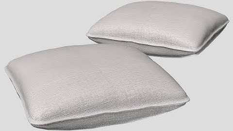 Cushion modeling in 3ds max