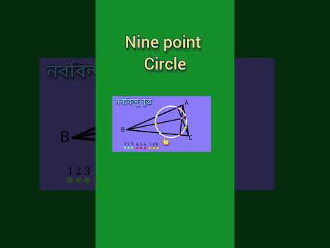 Nine point circle
