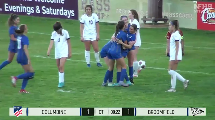 Kayla Loughrey scores the OT game-winner to send Broomfield girls soccer back to the 5A title game