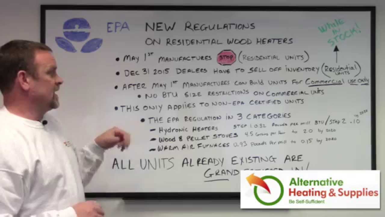 EPA Regulations for Residential Wood Heaters Outdoor Wood Heaters