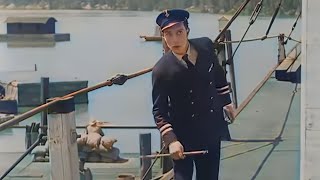 Silent, Action | Steamboat Bill, Jr. (1928) Buster Keaton | Colorized Movie | Subtitles