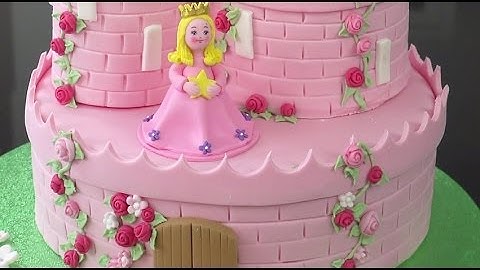 How To Make A Princess Castle Cake - Part 2