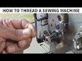 How to thread a Pfaff 1245-706 Sewing Machine - Car Upholstery