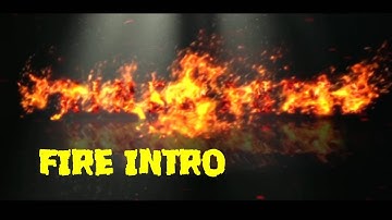 How to make fire animation intro in kinemaster+pixellab tutorial video