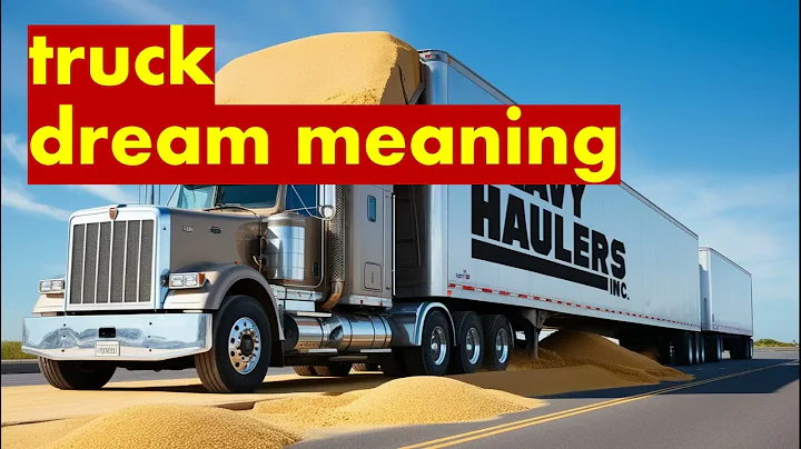 truck dream meaning/dream of a truck accident/driving/small/breaking/moving/carrying something