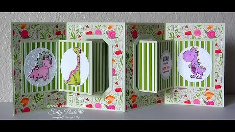 Interlocking Accordion Card Featuring Stampin