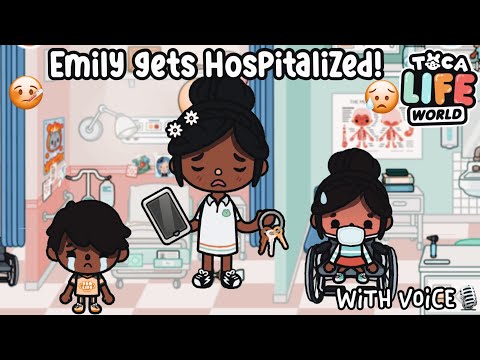 🤒Emily gets hospitalized!❤️‍🩹￼😰Toca boca roleplay *With voice🎙*