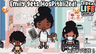 Emily gets hospitalized!❤‍Toca boca roleplay *With voice*