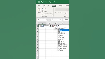 Automatic alphabet sequence in excel tricks #excel #exceltutorial #exceltricks #excelshorts #shorts