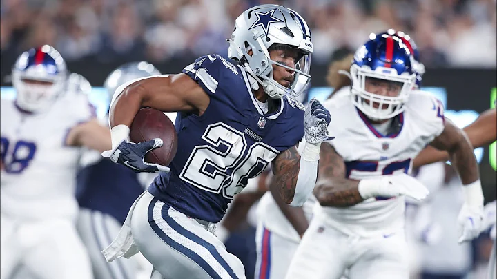 Tony Pollard Week 3 Highlights vs Giants