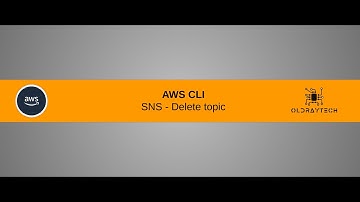 AWS CLI: SNS - Delete topic