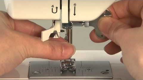 JUKI HZL 12Z changing the needle