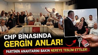 BİLECİK'TE CHP BİNASINDA GERGİN ANLAR