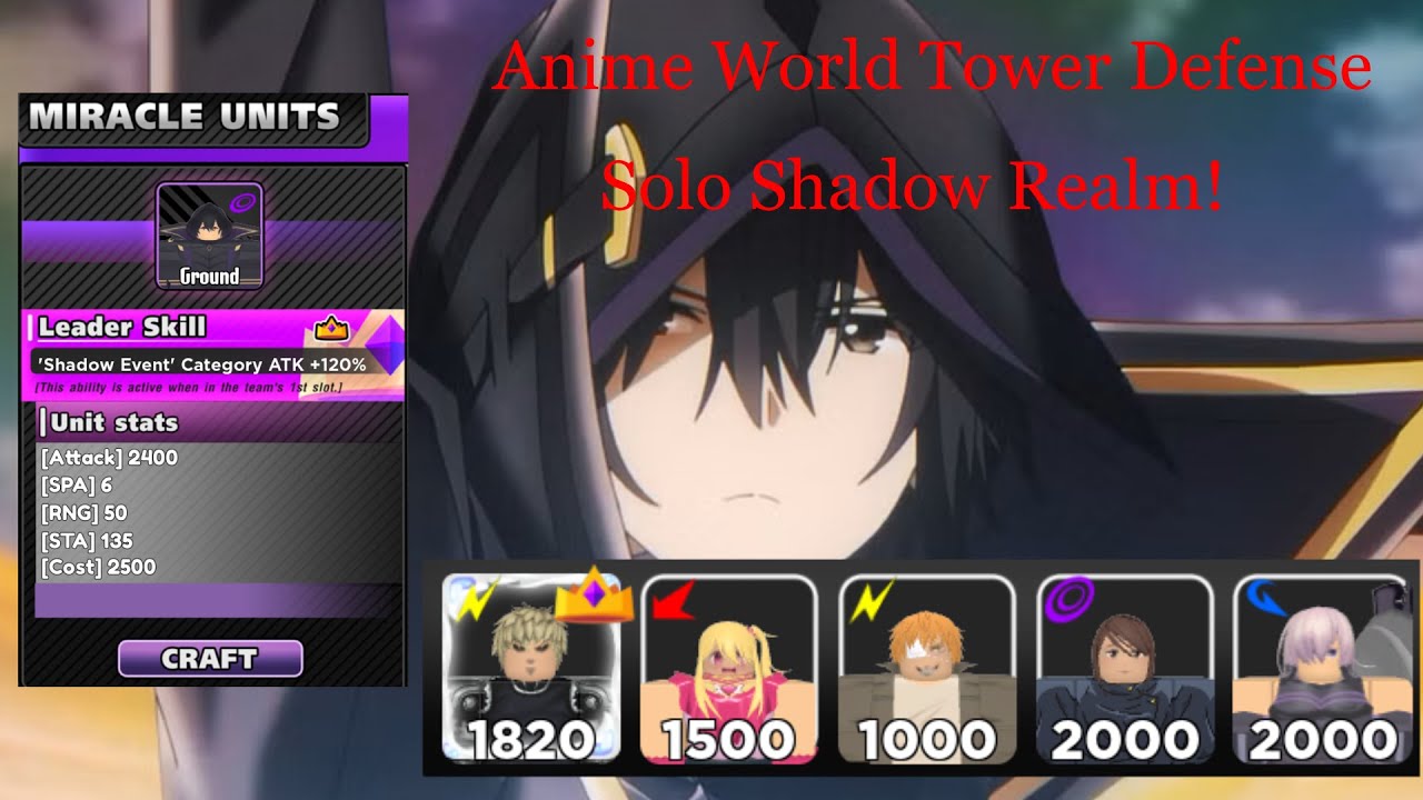 Anime World Tower Defense Leaderboard Skins Showcase (Merlin And DragonEye)  