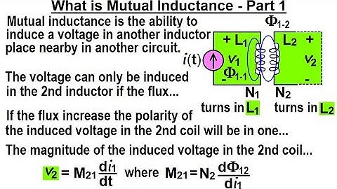 Electrical Engineering: Ch 14 Magnetic Coupling (3 of 55) What is Mutual Inductance - Part 1