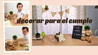 Te cuento cómo decoré la mesa para el cumpleaños