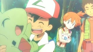 Ash and Larvitar clip in Sun and Moon
