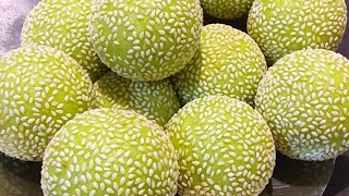 Sini Aqu Ajari Cara Membuat 100 Biji Onde-onde Enak, Empuk dan Kokoh  untuk isian snack Box Jualanku