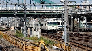 2019/09/27 【回送】 185系 B5編成 大宮駅 | JR East: 185 Series B5 Set at Omiya