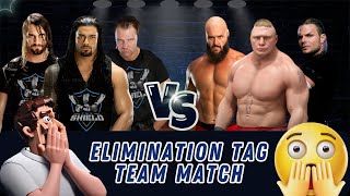 WWE2k24 The Shield VS Brock Lesnar, Braun Strowman, Jeff Hardy | THE SHIELD | Zorosharma