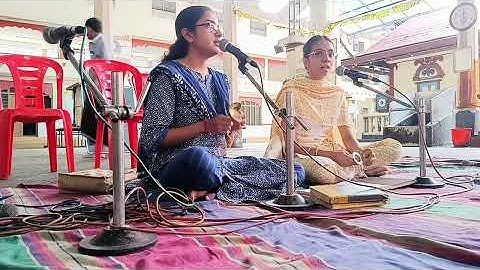 3.RamaKrishna GovindaNarayana..~ TUSHARA & DHANASHRI at ETD Temple EKM KarthikaEkadasiAkBajan 