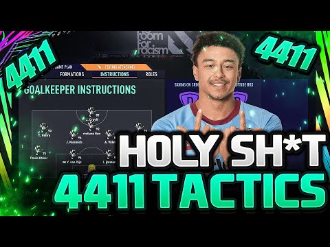 FIFA 21 | *NEW + INSANE* 4411 BEST CUSTOM TACTICS/INSTRUCTIONS! - FIFA 21 ULTIMATE TEAM